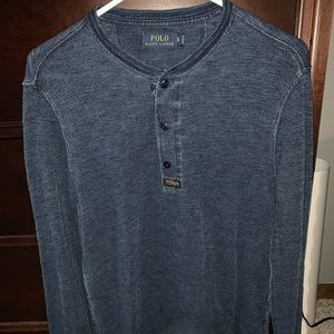 COPY - Men’s Small Polo Ralph Lauren Navy Henley …